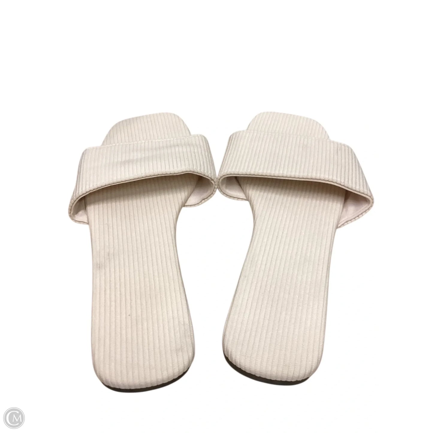 Sandals Flats By Cme In Cream, Size: 8.5