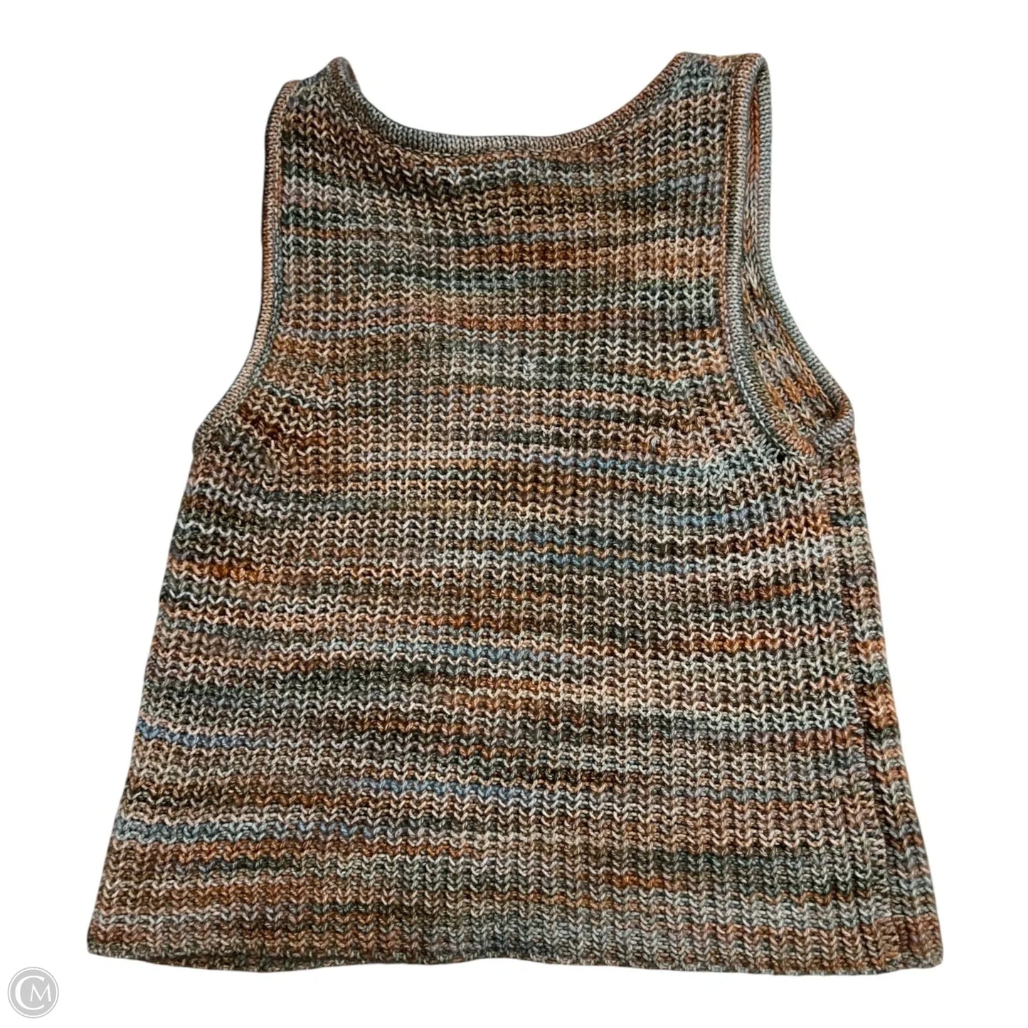 Vest Sweater By Skies Are Blue In Brown, Size: S