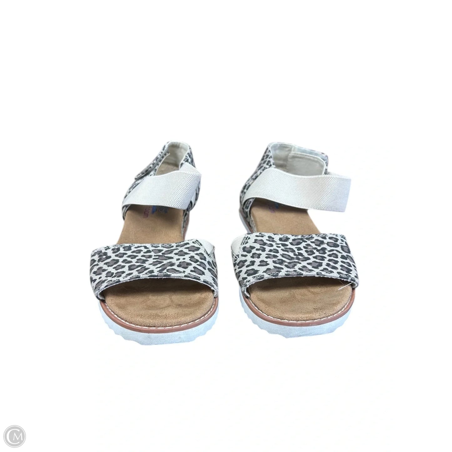Sandals Flats By Bobs In Leopard Print, Size: 8