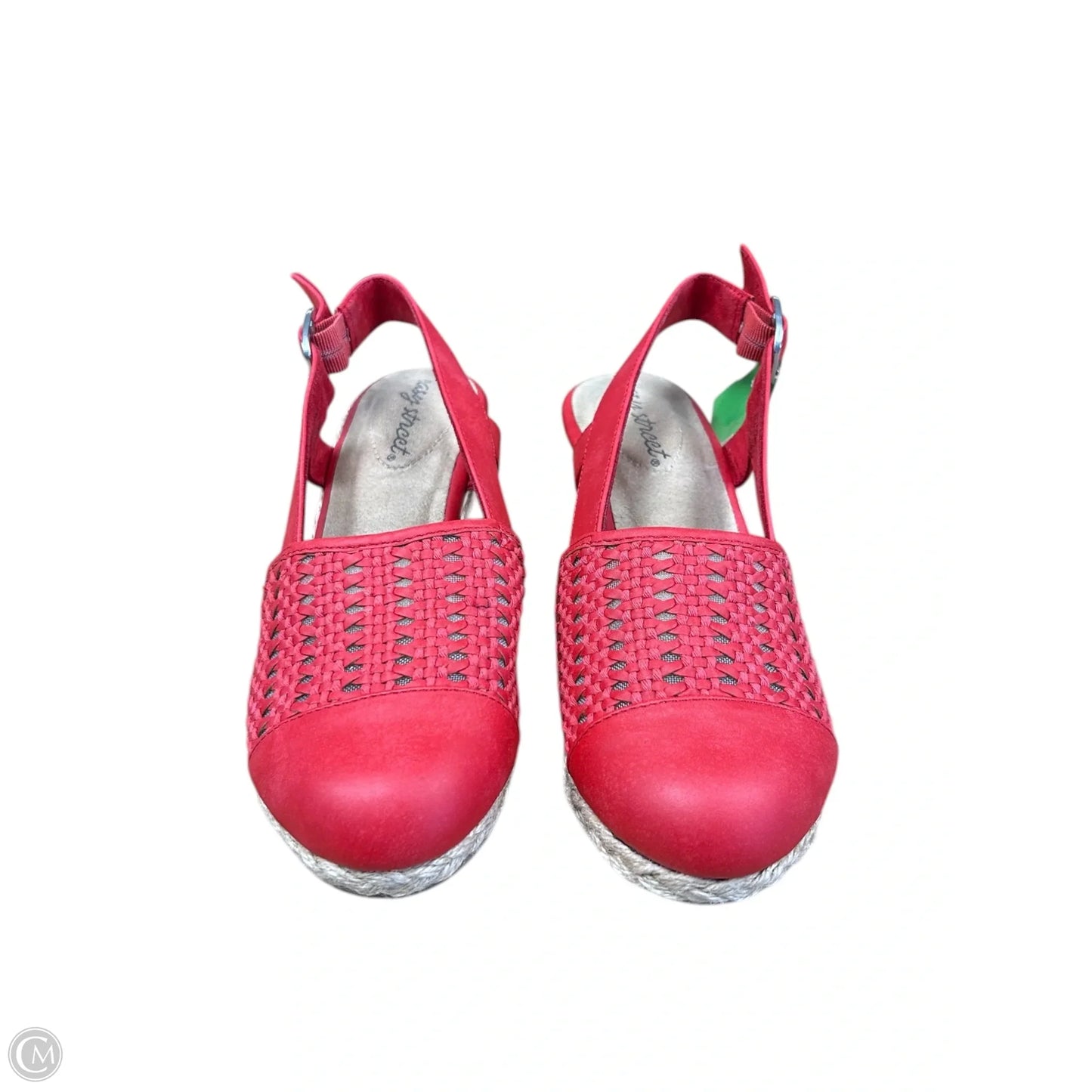 Shoes Heels Wedge By Easy Street In Red, Size: 7