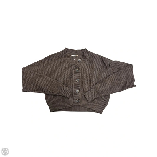 Sweater Cardigan By Free People In Brown, Size: Xs
