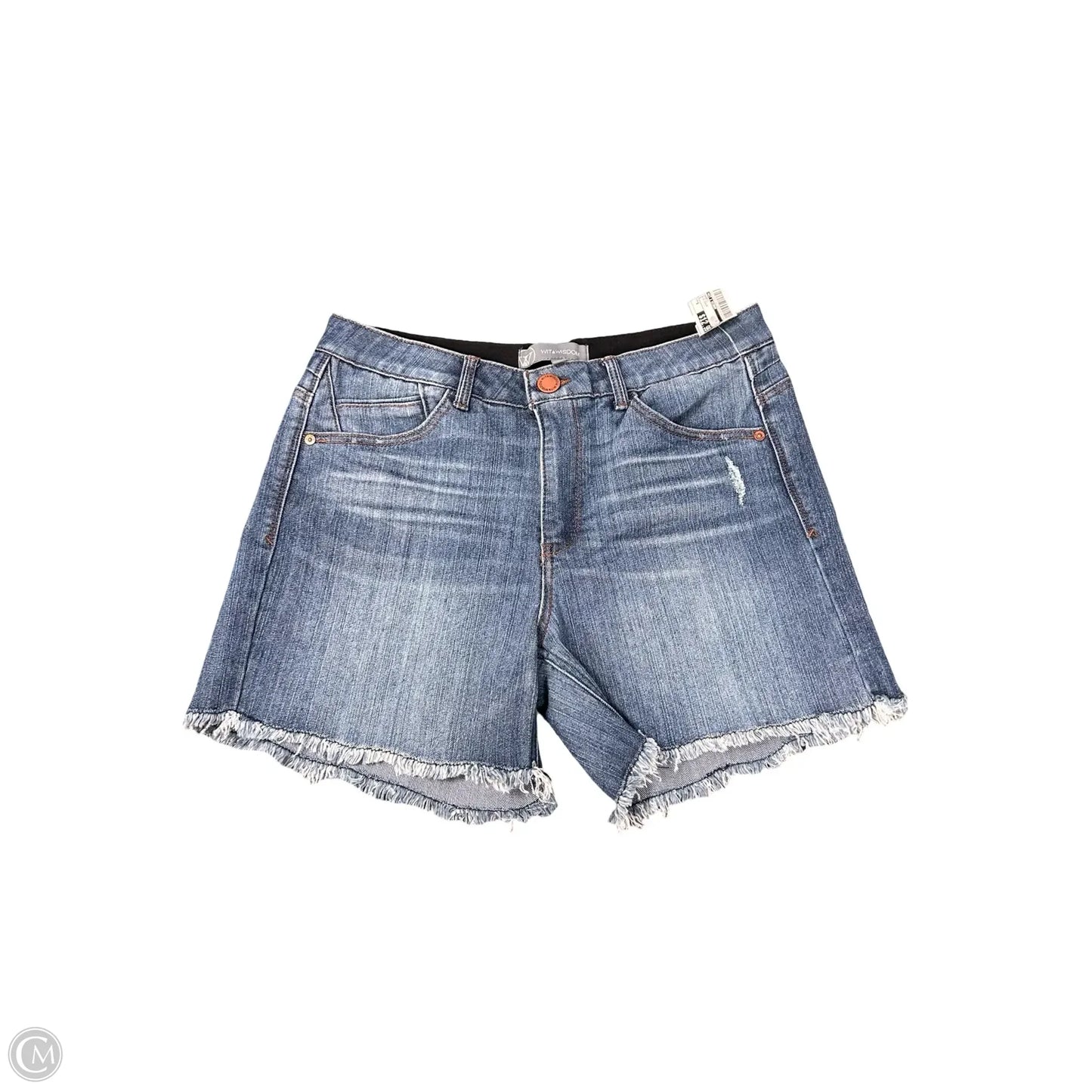Shorts By Wit & Wisdom In Blue Denim, Size: 8