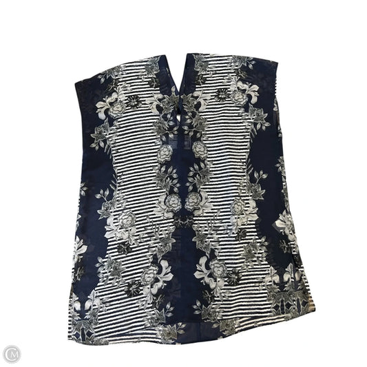 Top Short Sleeve By Cabi In Floral Print, Size: Xs