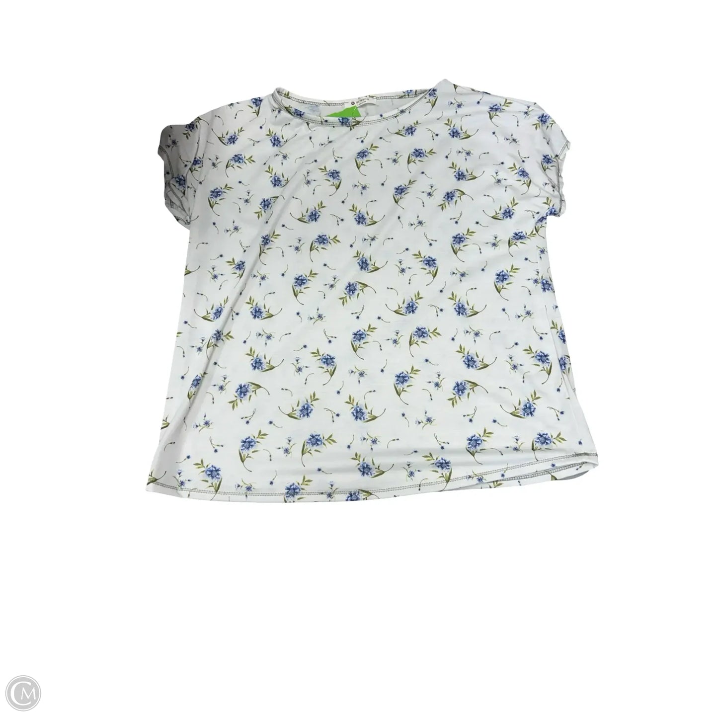 Top Short Sleeve By Bombom In Floral Print, Size: L
