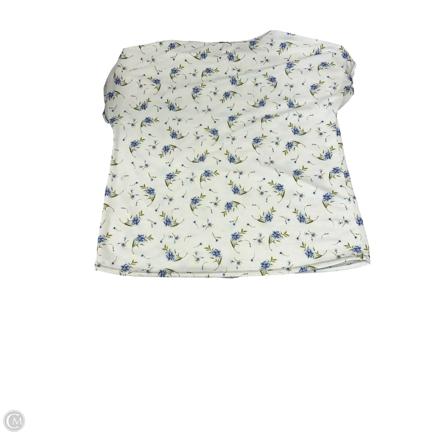 Top Short Sleeve By Bombom In Floral Print, Size: L