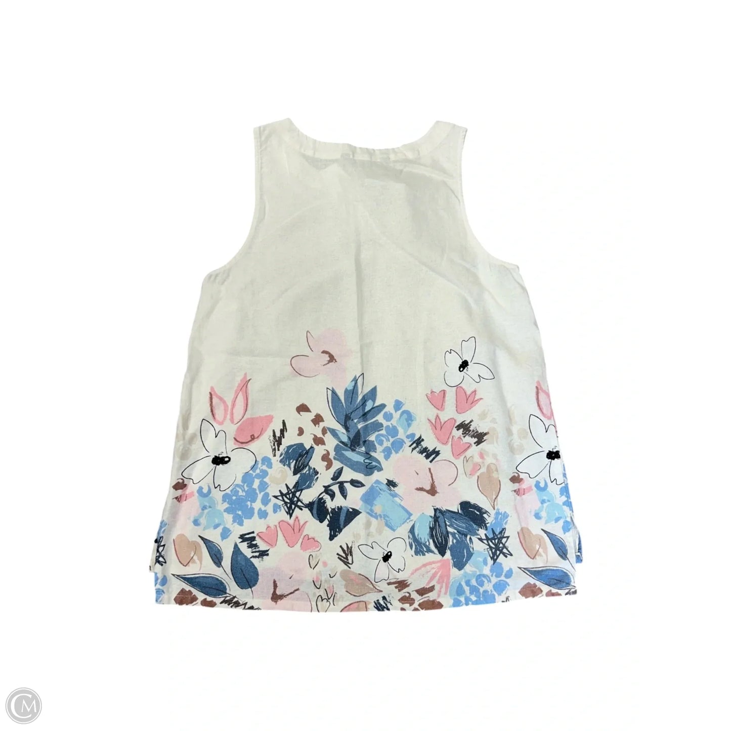 Top Sleeveless By Charlie B In Floral Print, Size: Sp