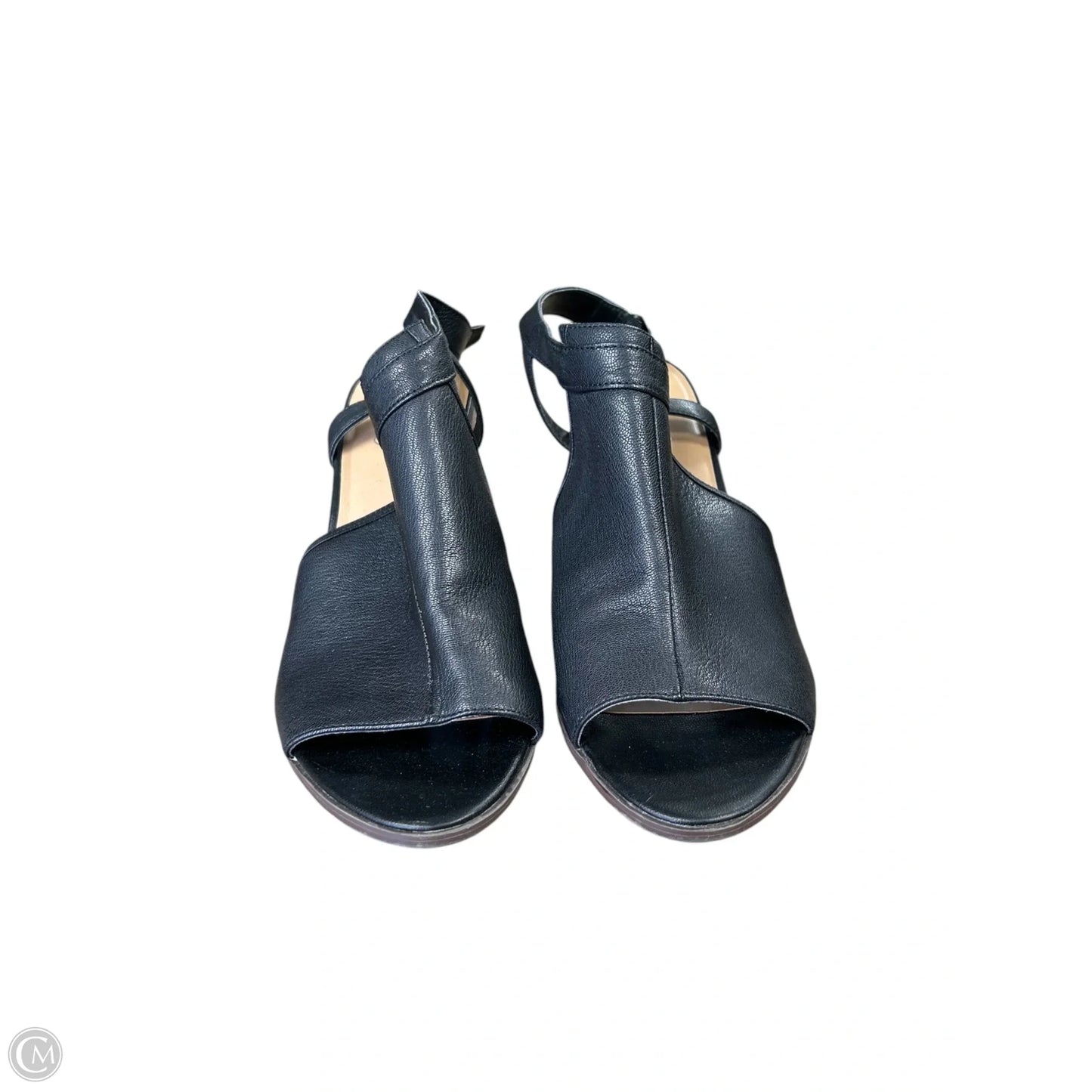 Sandals Heels Block By Franco Sarto In Black, Size: 10
