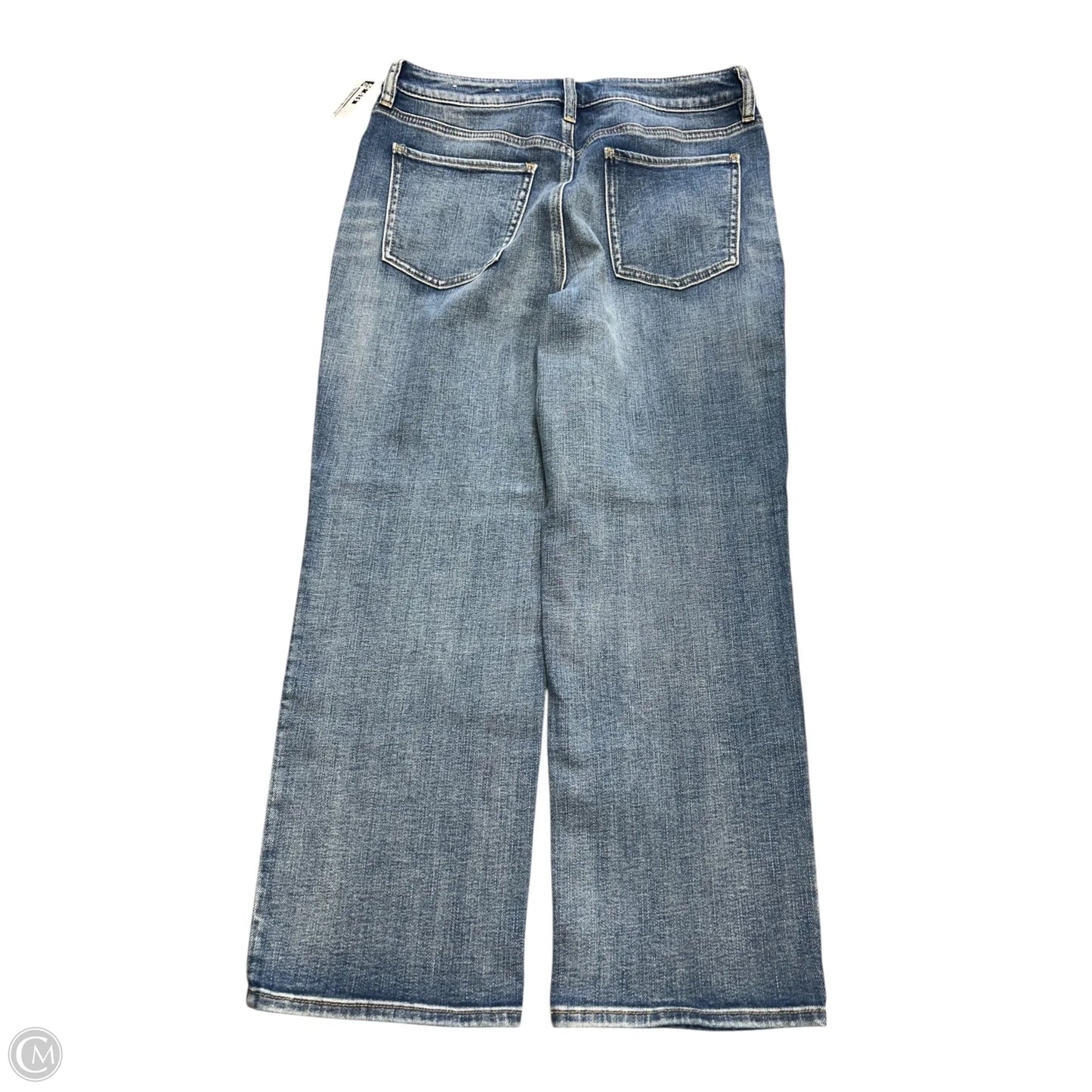 Jeans Straight By Chicos In Blue Denim, Size: 6