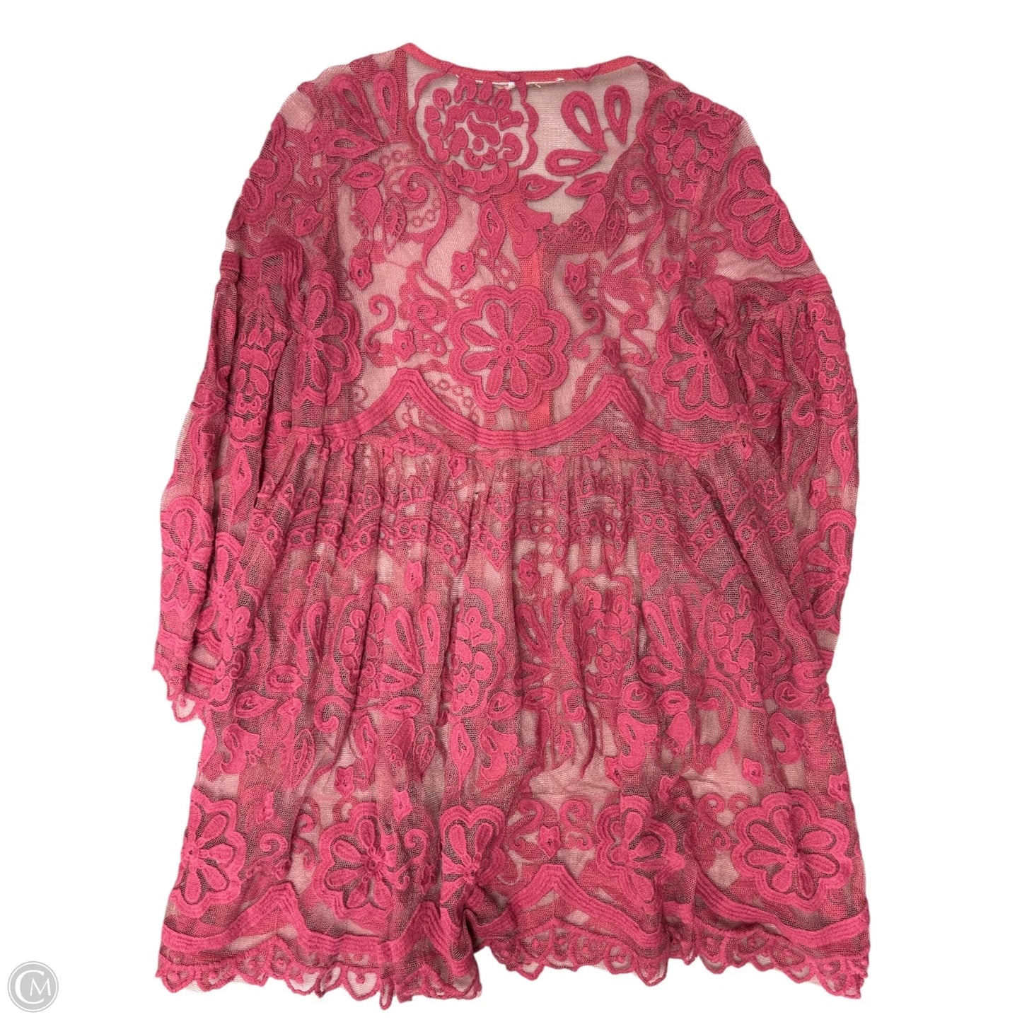 Top Long Sleeve By Free People In Red, Size: S