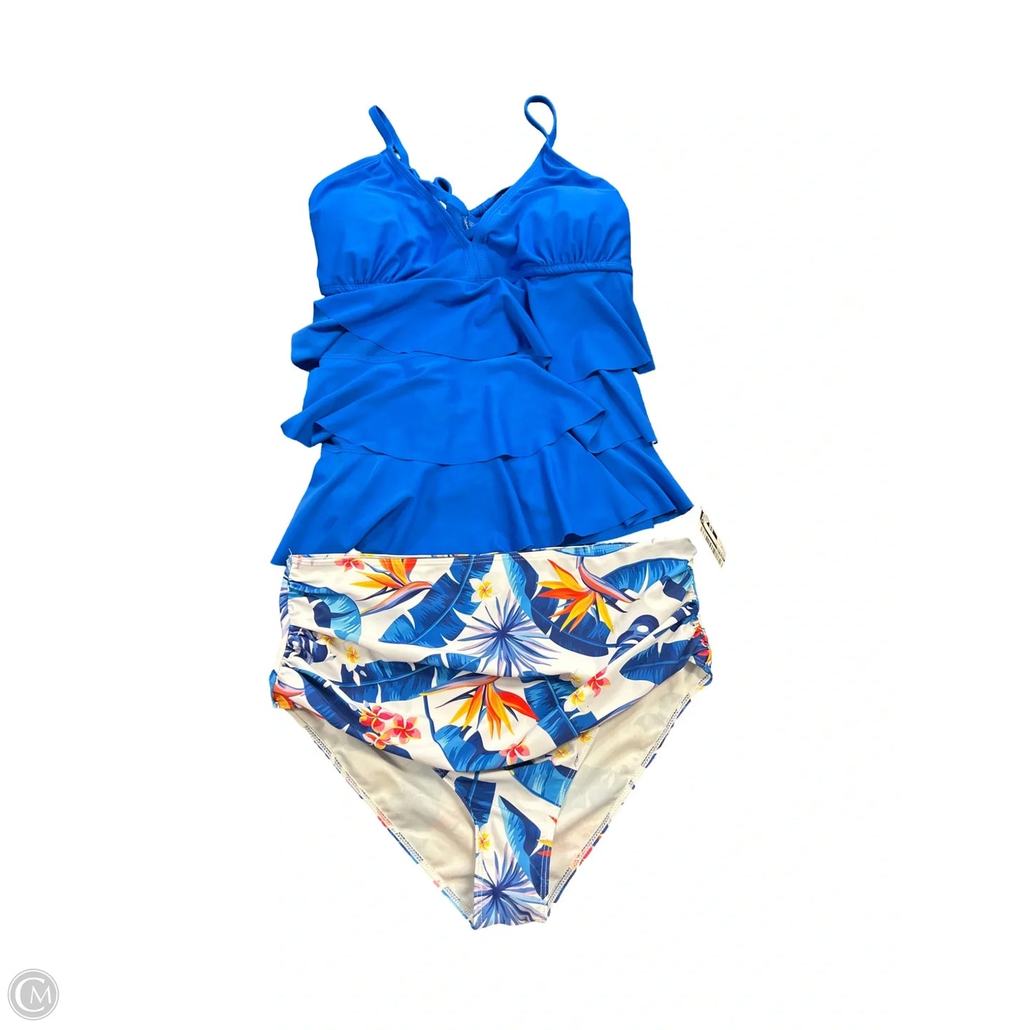 Swimsuit 2pc By Catalina In Blue, Size: Xl