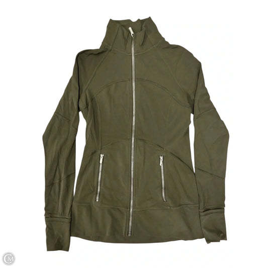 Athletic Jacket By Lululemon In Green, Size: 4