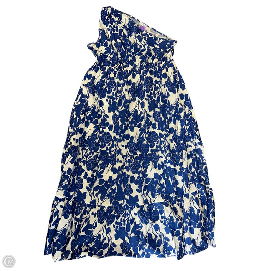 Dress Casual Maxi By Chicsoul In Blue & White, Size: 3x