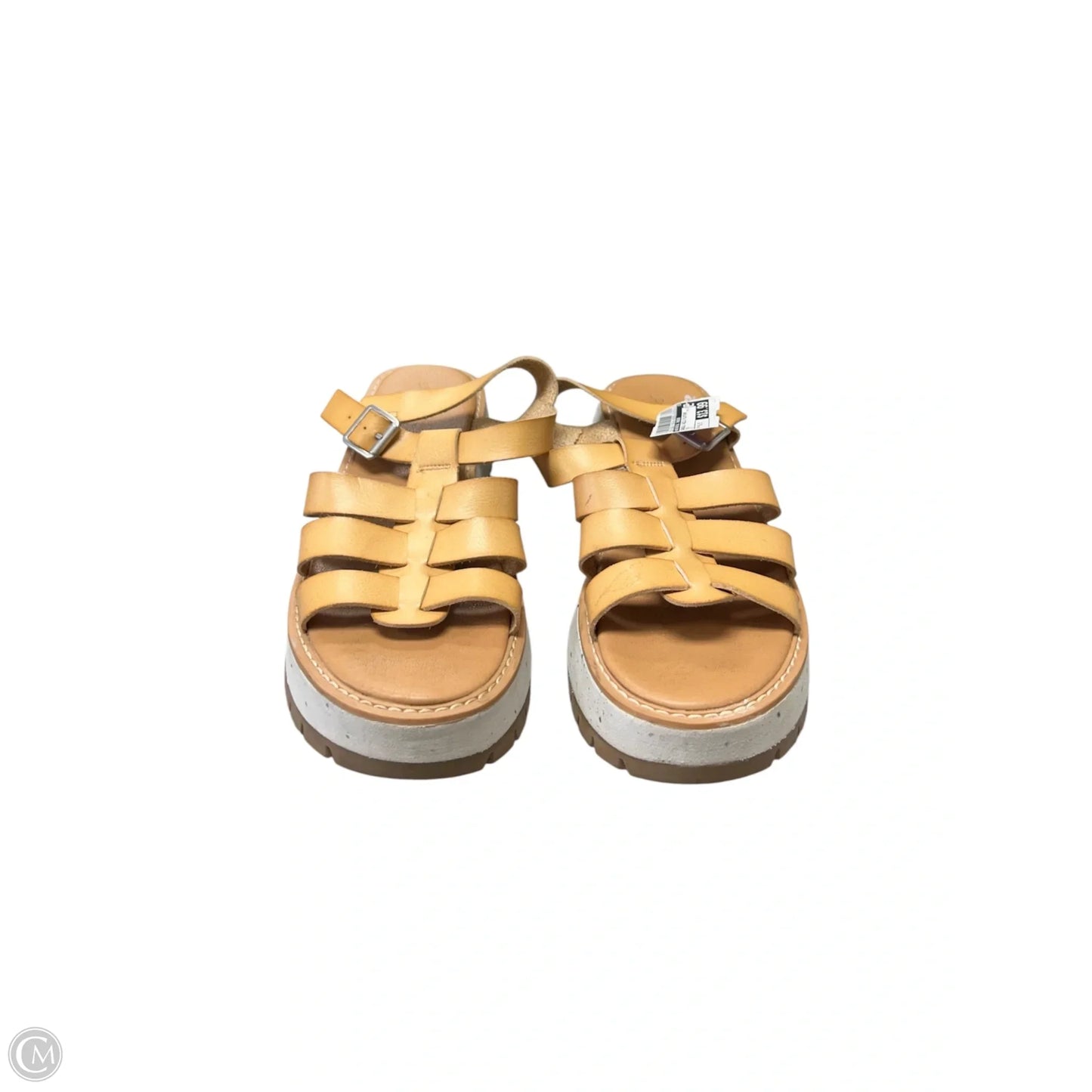 Sandals Heels Platform By Universal Thread In Tan, Size: 8.5