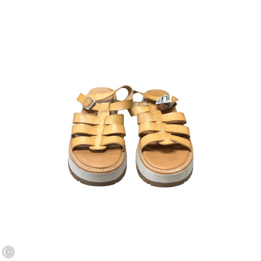 Sandals Heels Platform By Universal Thread In Tan, Size: 8.5