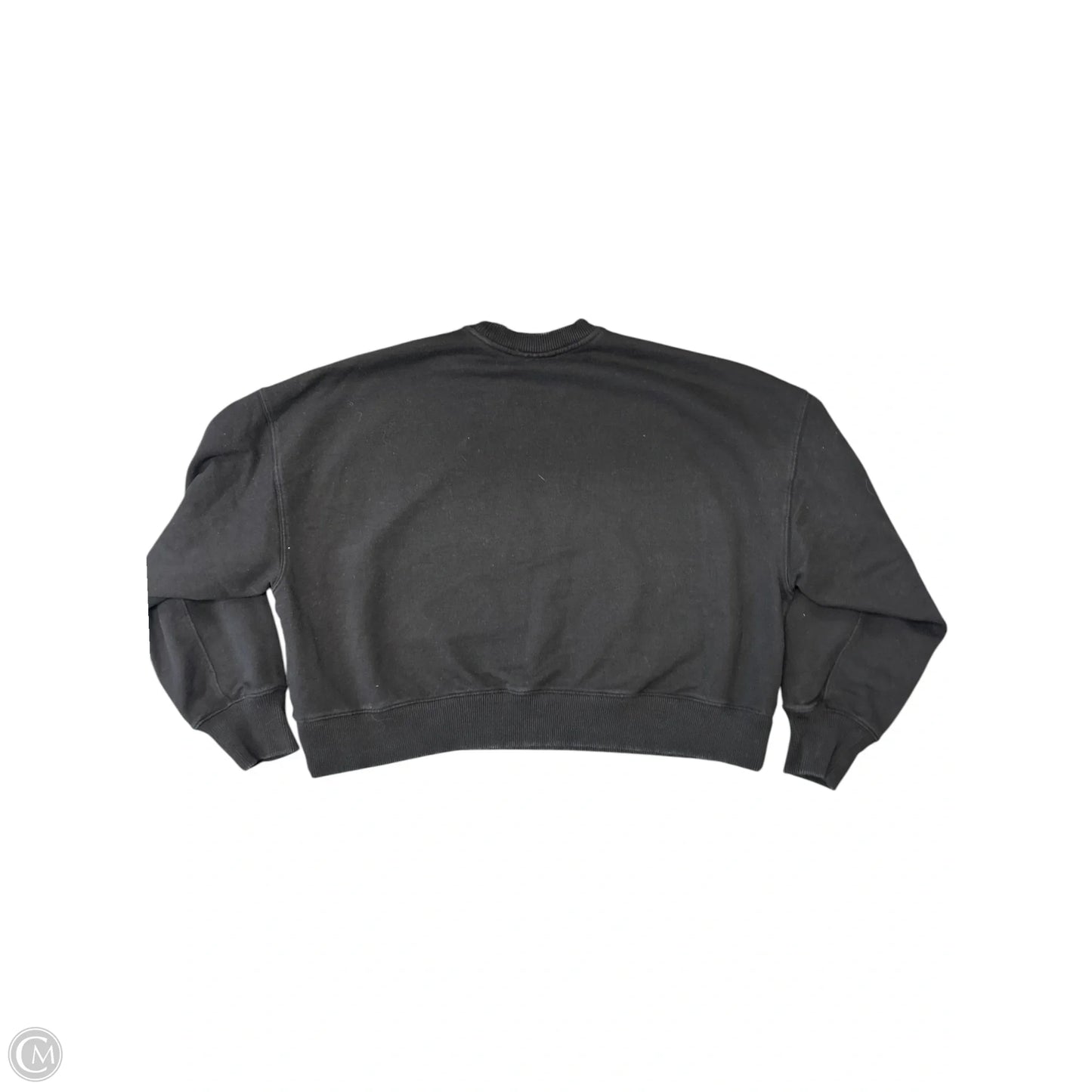 Sweatshirt Crewneck By Cmb In Black, Size: S