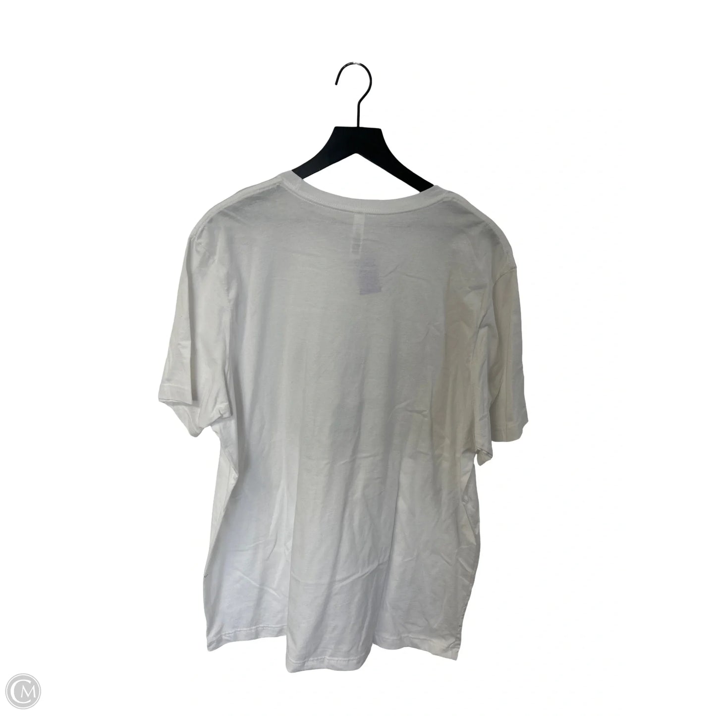 Top Short Sleeve By Bella And Canvas In White, Size: 2x