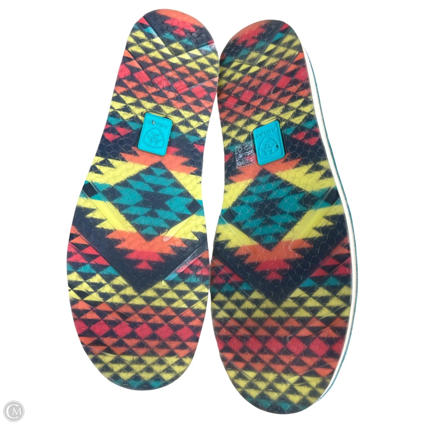 Shoes Flats By Ariat In Aqua, Size: 10