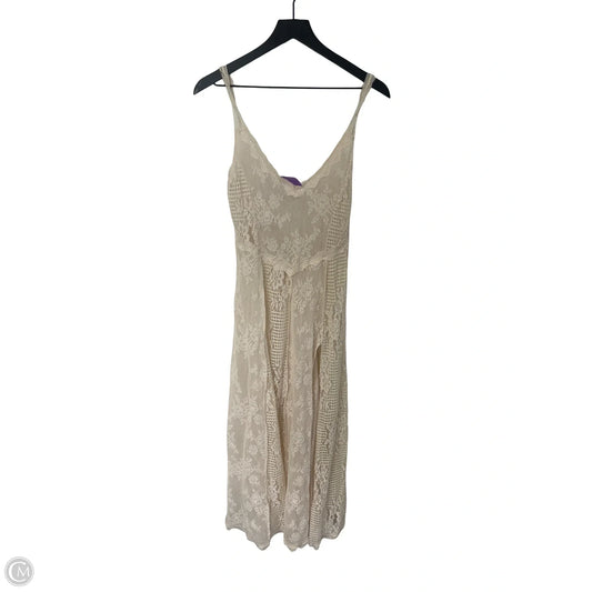 Dress Casual Maxi By Free People In Cream, Size: S
