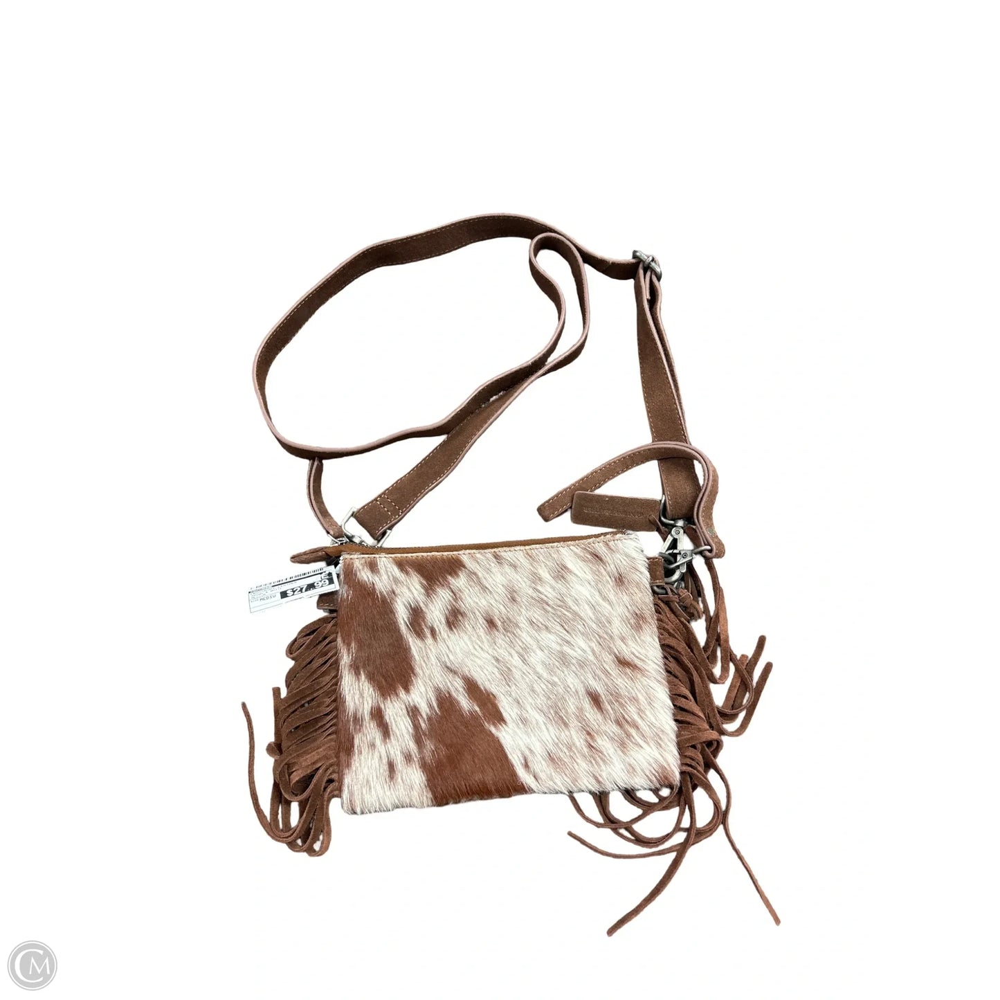 Crossbody Leather By Shyanne, Size: Medium