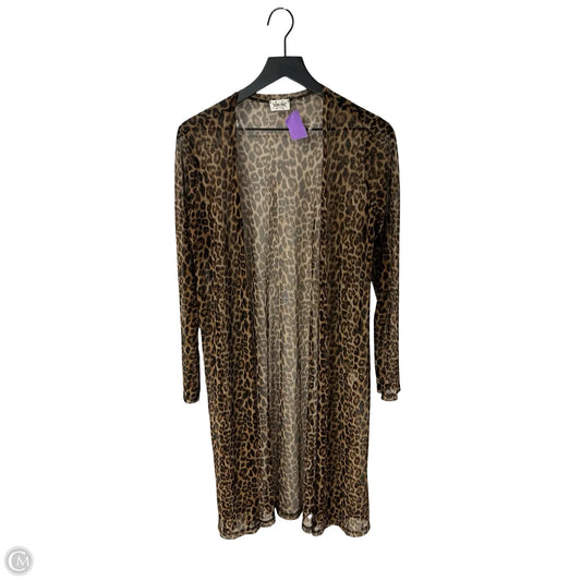 Kimono By Texas True Threads In Animal Print, Size: S