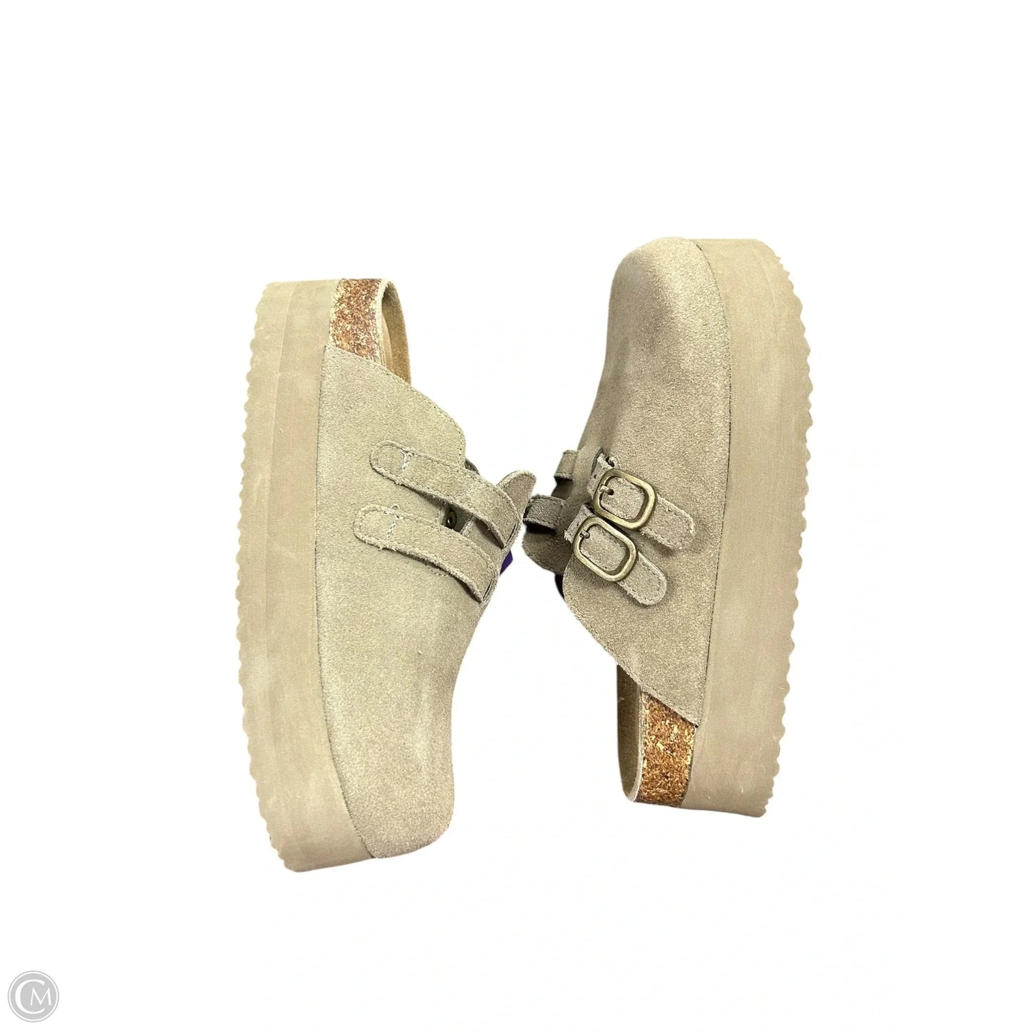 Shoes Heels Platform By Clothes Mentor In Brown, Size: 6