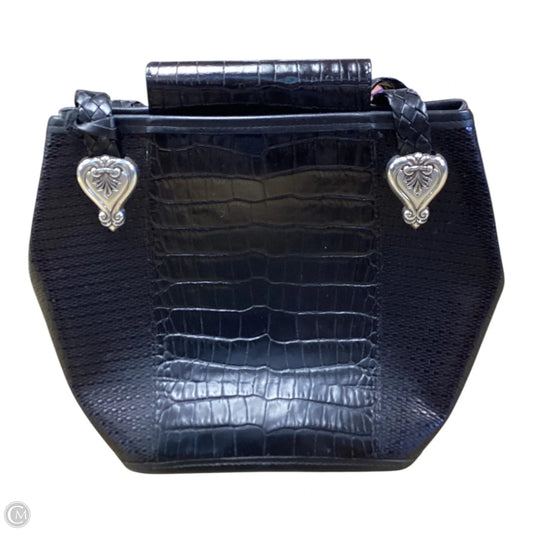 Handbag Leather By Brighton, Size: Medium