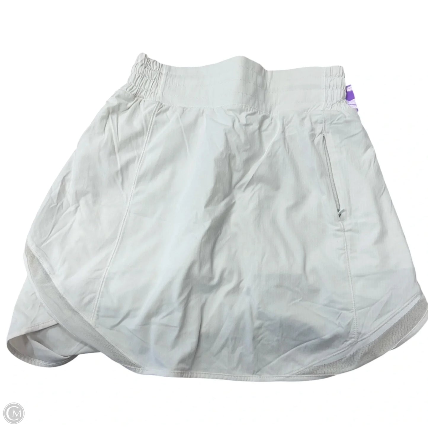 Athletic Skort By Lululemon In White, Size: 2