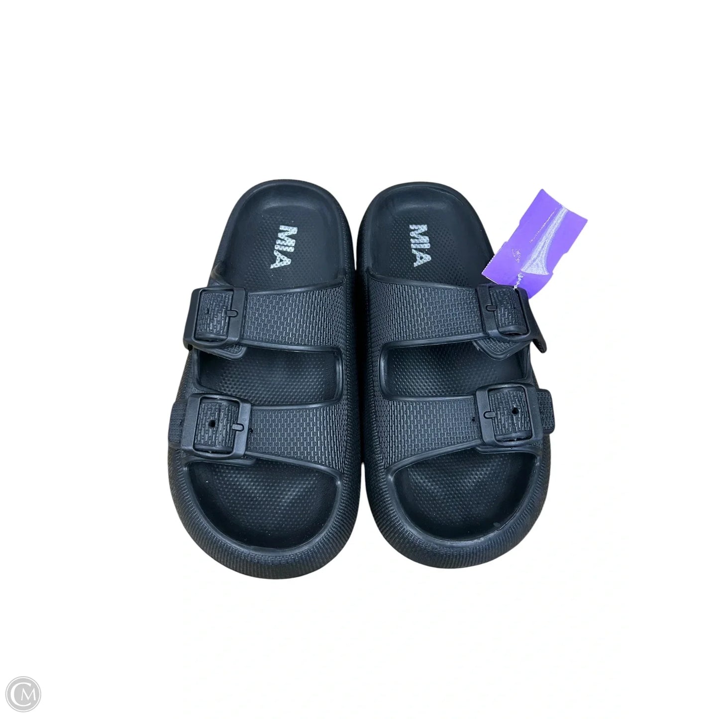 Sandals Flats By Mia In Black, Size: 8