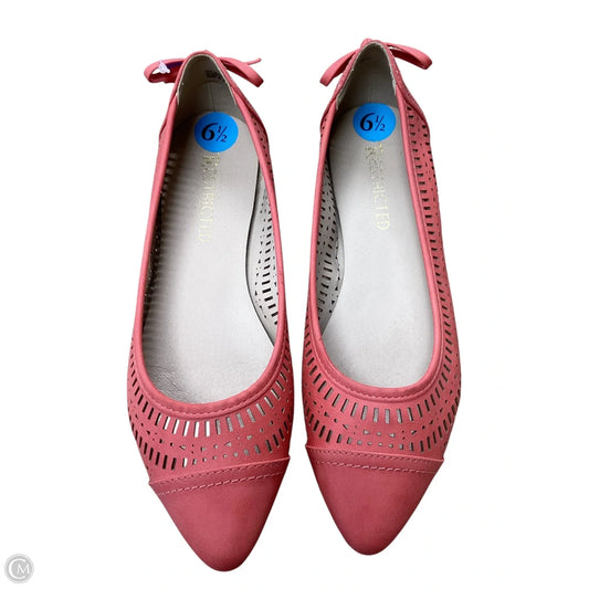 Shoes Flats By Restricted In Red, Size: 6.5