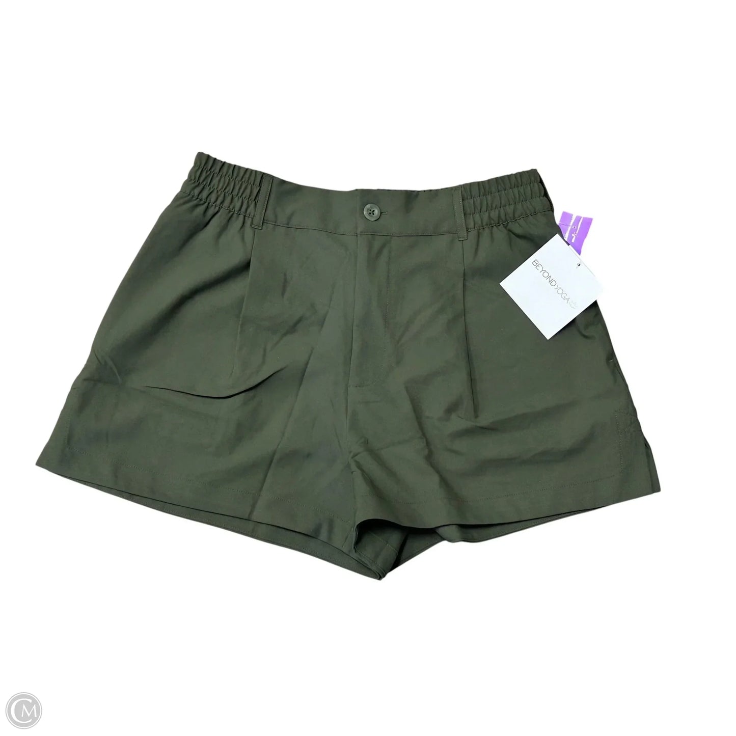 Athletic Shorts By Beyond Yoga In Green, Size: M
