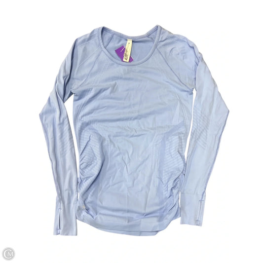 Athletic Top Long Sleeve Crewneck By Athleta In Blue, Size: S