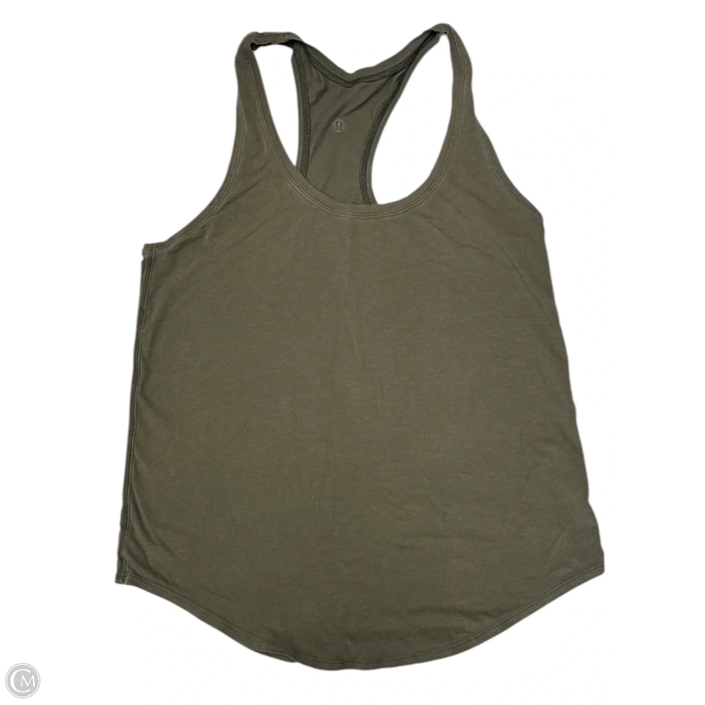 Athletic Tank Top By Lululemon In Green, Size: 8