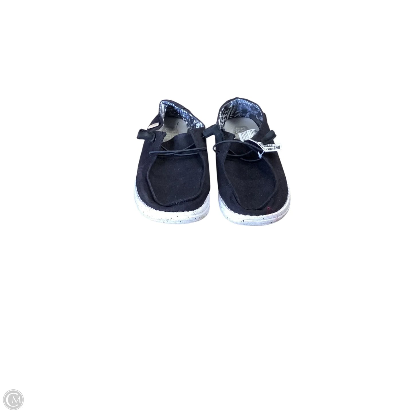 Shoes Flats By Hey Dude In Black, Size: 9