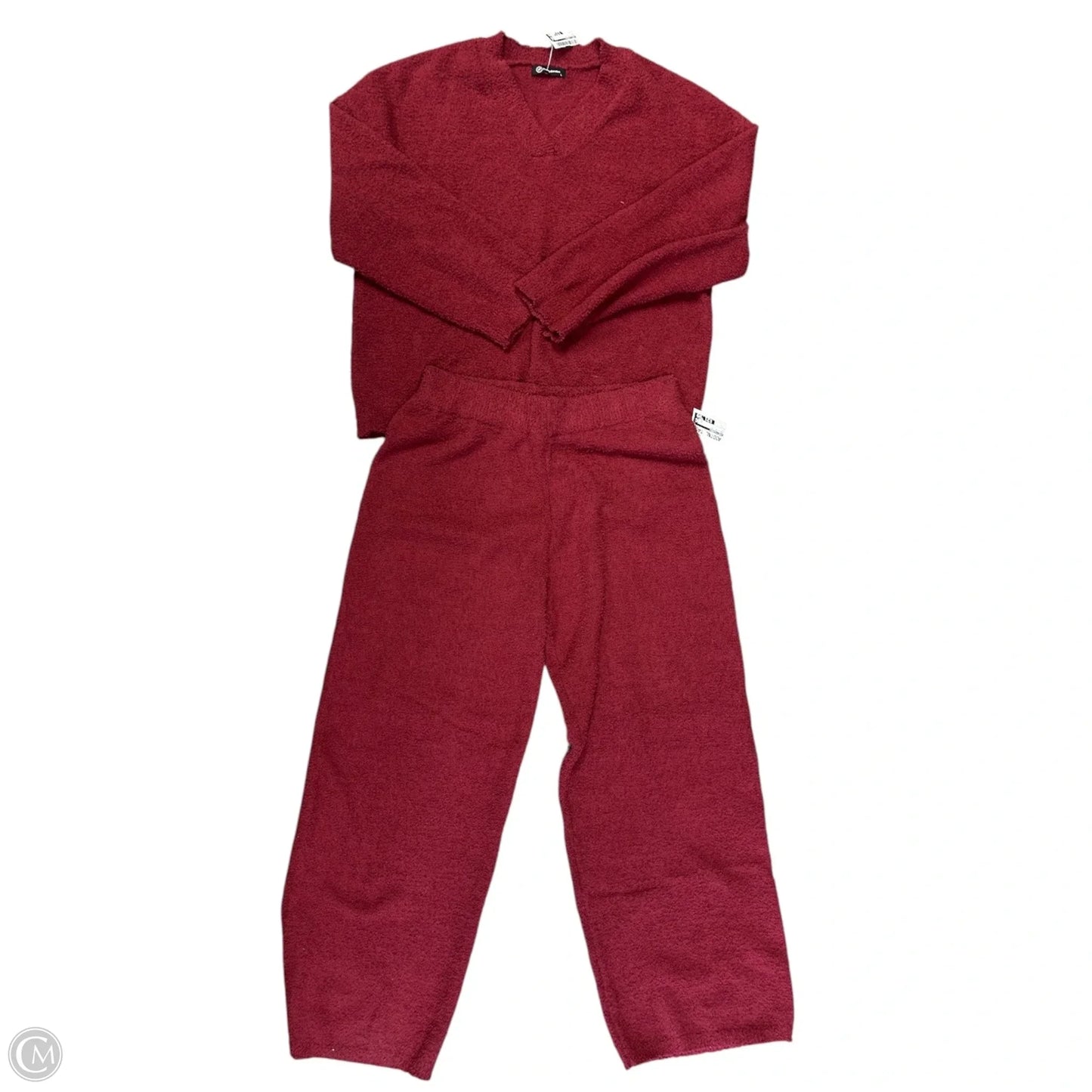 Pants Set 2pc By Prettygarden In Red, Size: L