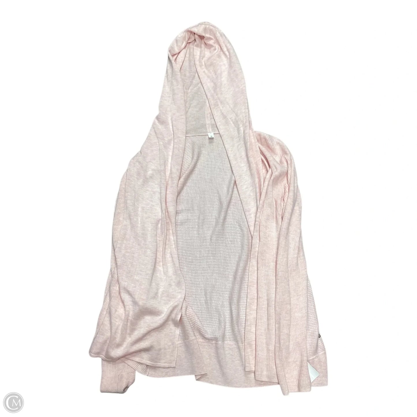 Sweater Cardigan By Lululemon In Pink, Size: 10