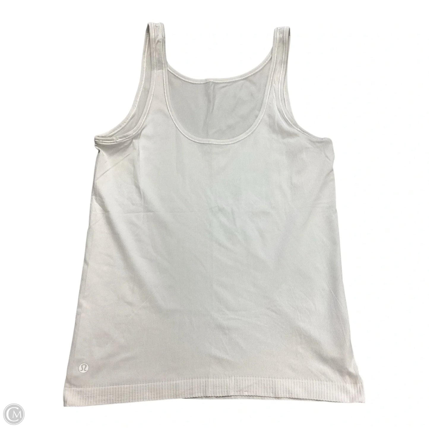 Athletic Tank Top By Lululemon In White, Size: 6