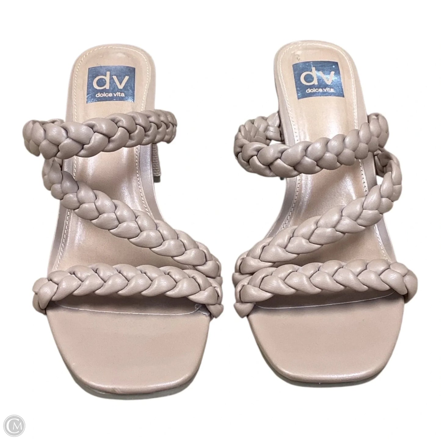 Sandals Heels Block By Dolce Vita In Brown, Size: 8
