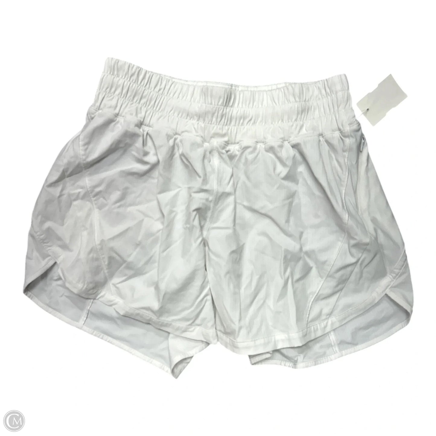 Athletic Shorts By Lululemon In White, Size: 6