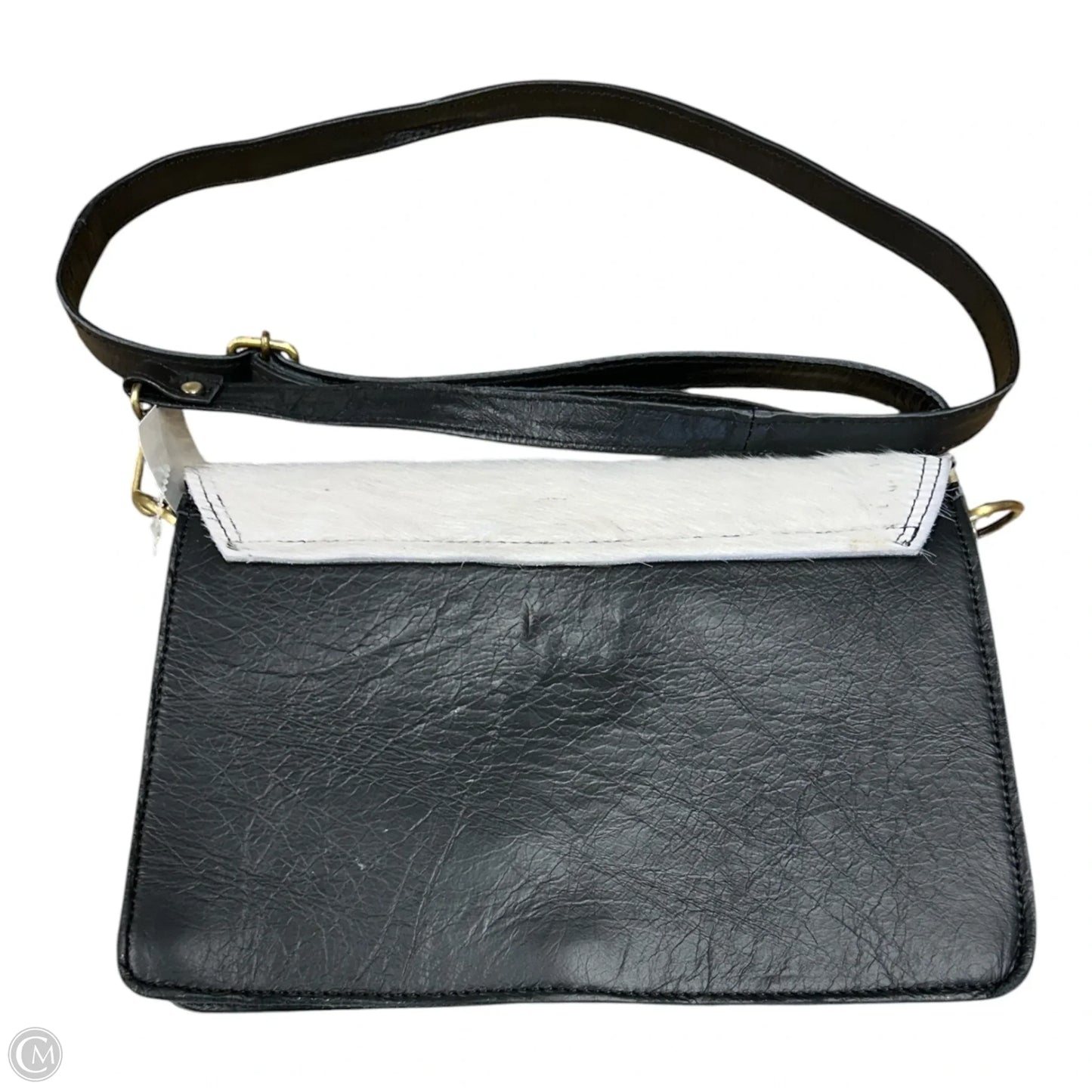 Crossbody Leather By Clothes Mentor, Size: Medium