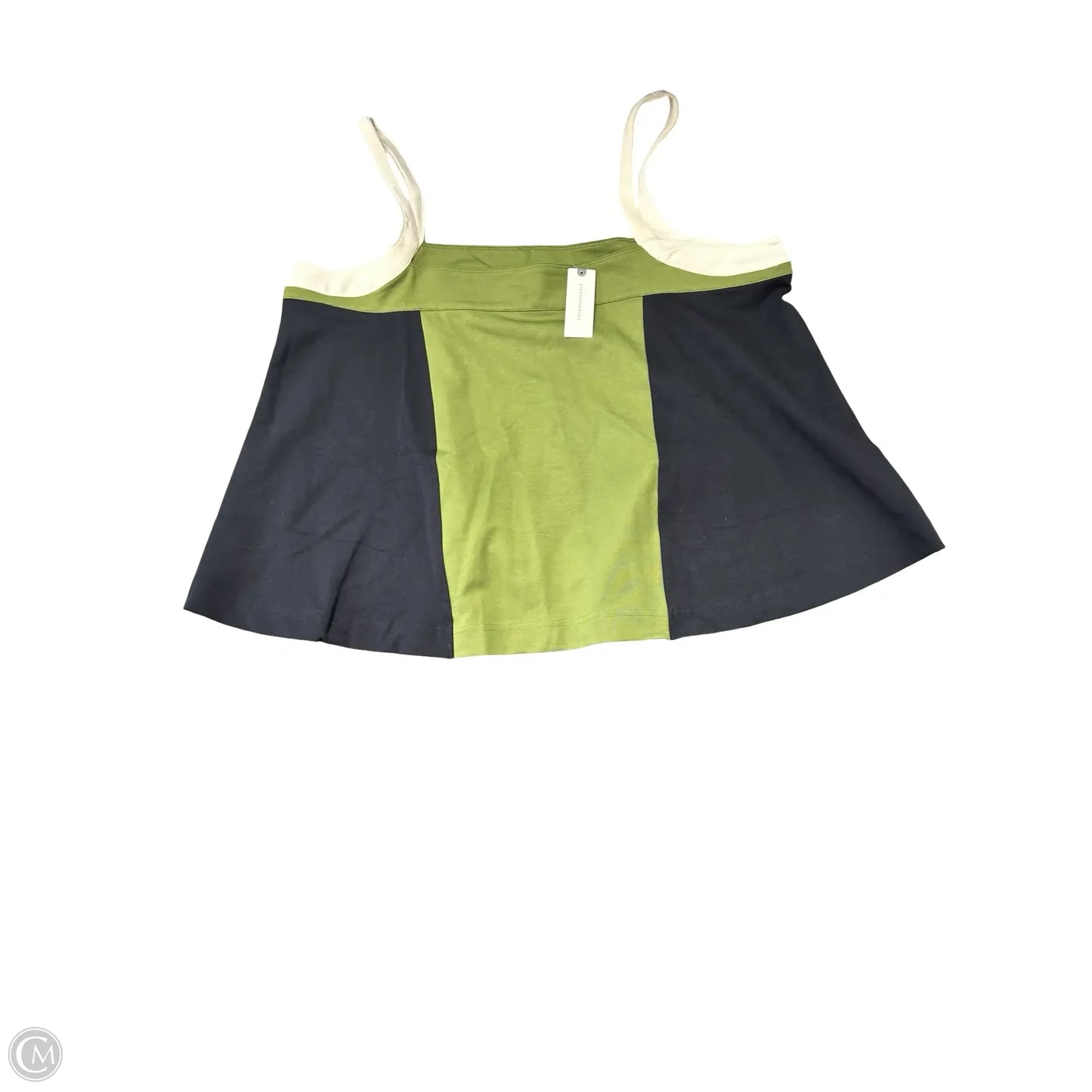 Top Sleeveless By Maeve In Blue & Green, Size: L