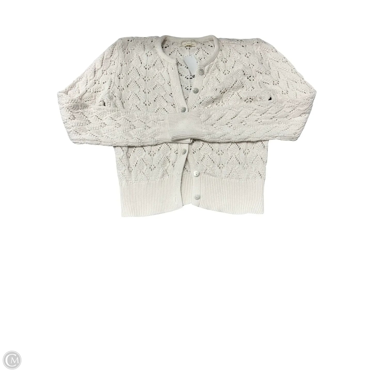 Sweater Cardigan By Free People In White, Size: M