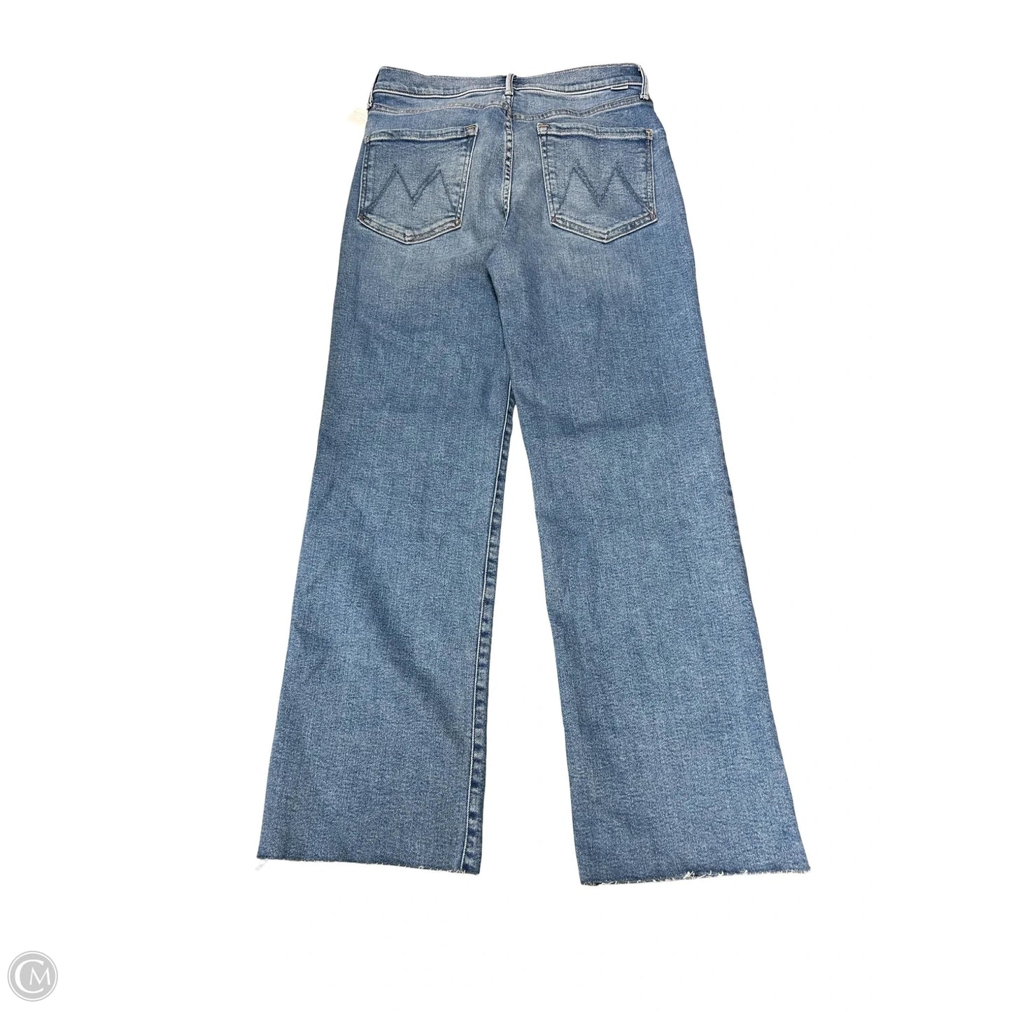 Jeans Straight By Mother In Blue Denim, Size: 10