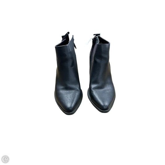 Boots Ankle Heels By Universal Thread In Black, Size: 9.5