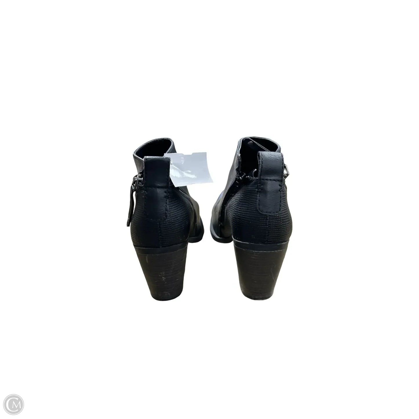 Boots Ankle Heels By Universal Thread In Black, Size: 9.5