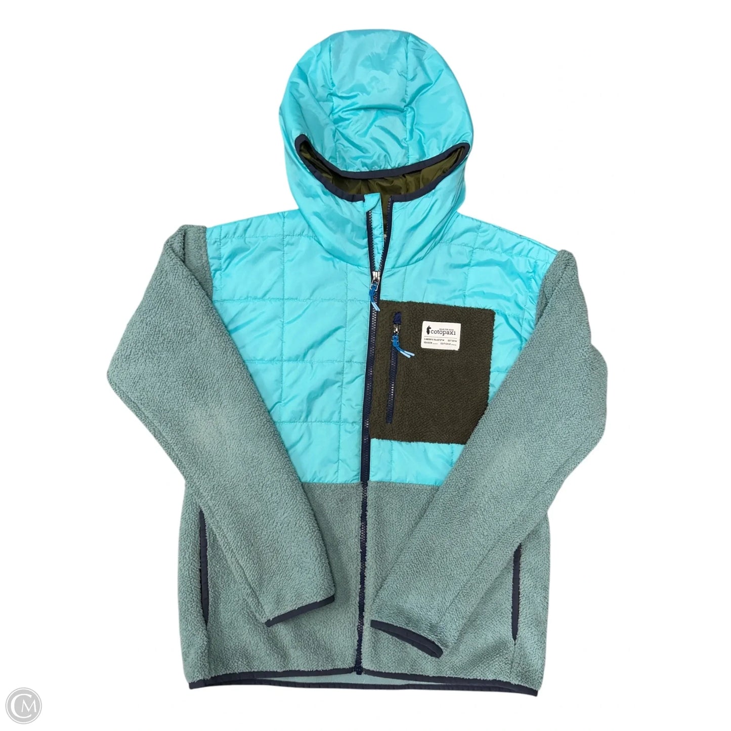 Jacket Faux Fur & Sherpa By Cotopaxi In Blue, Size: M