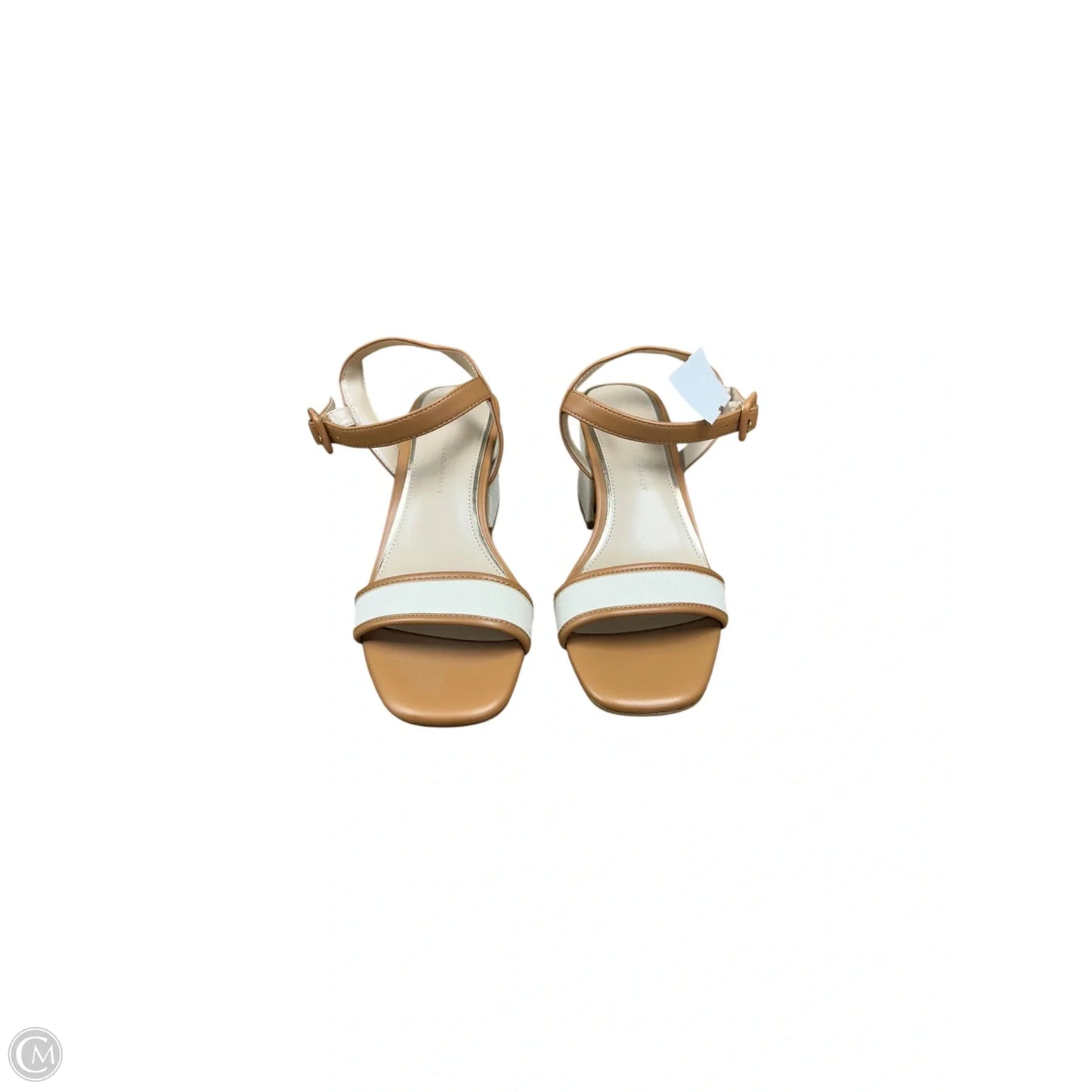 Sandals Heels Block By White House Black Market In Tan, Size: 6.5
