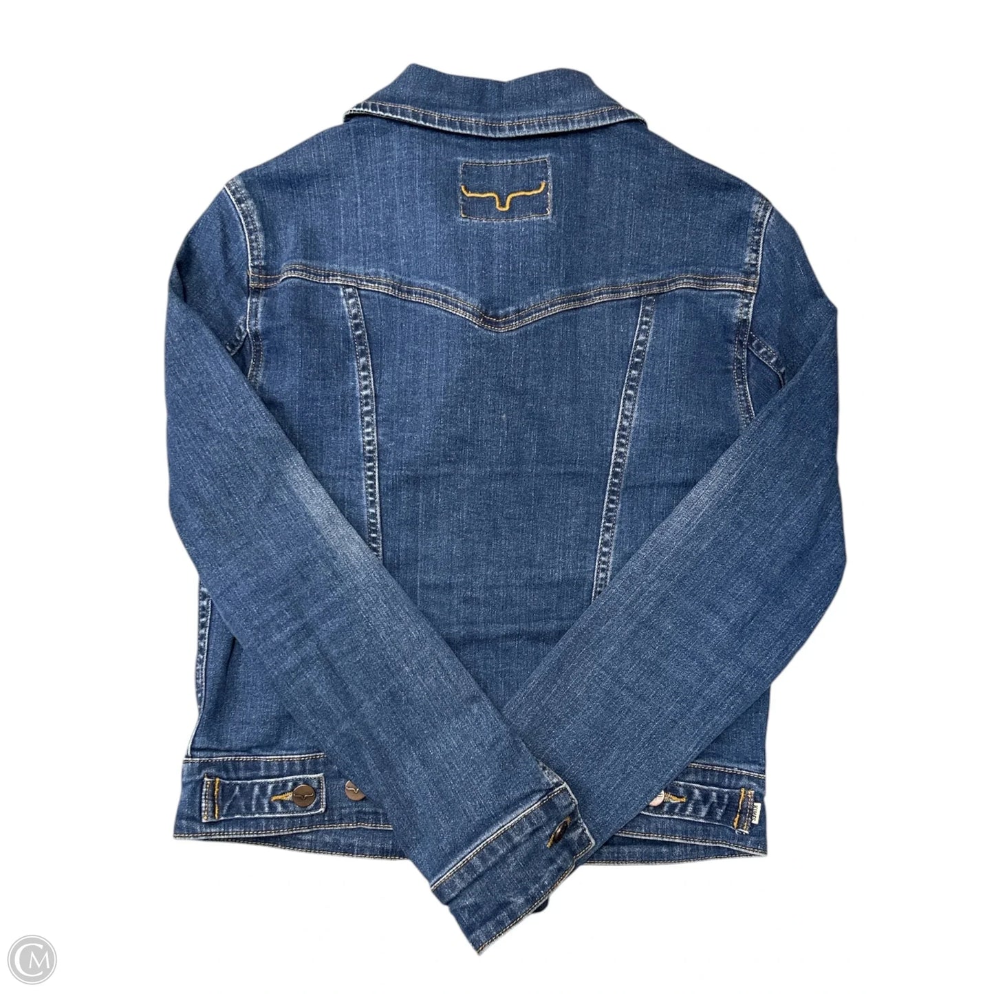 Jacket Denim By Cmb In Blue Denim, Size: S