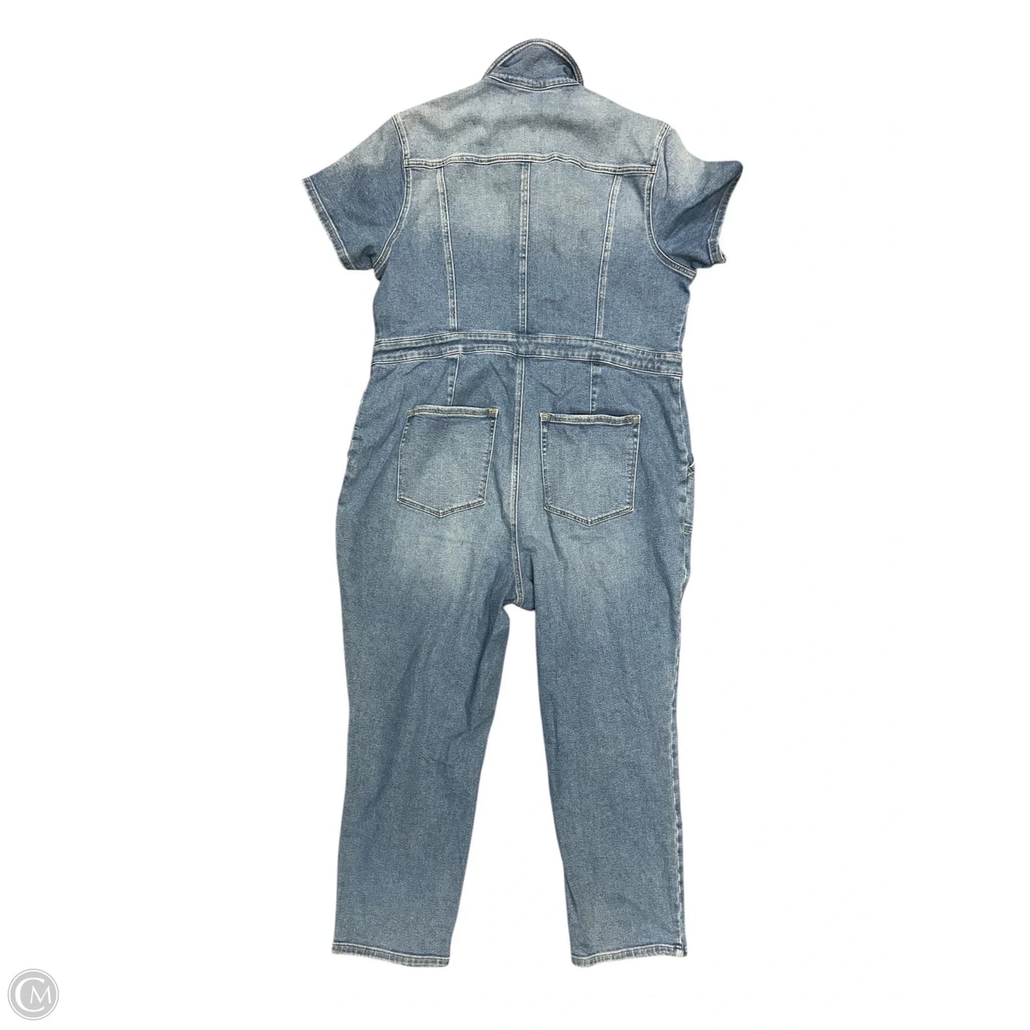 Jumpsuit By Good American In Blue Denim, Size: 3x