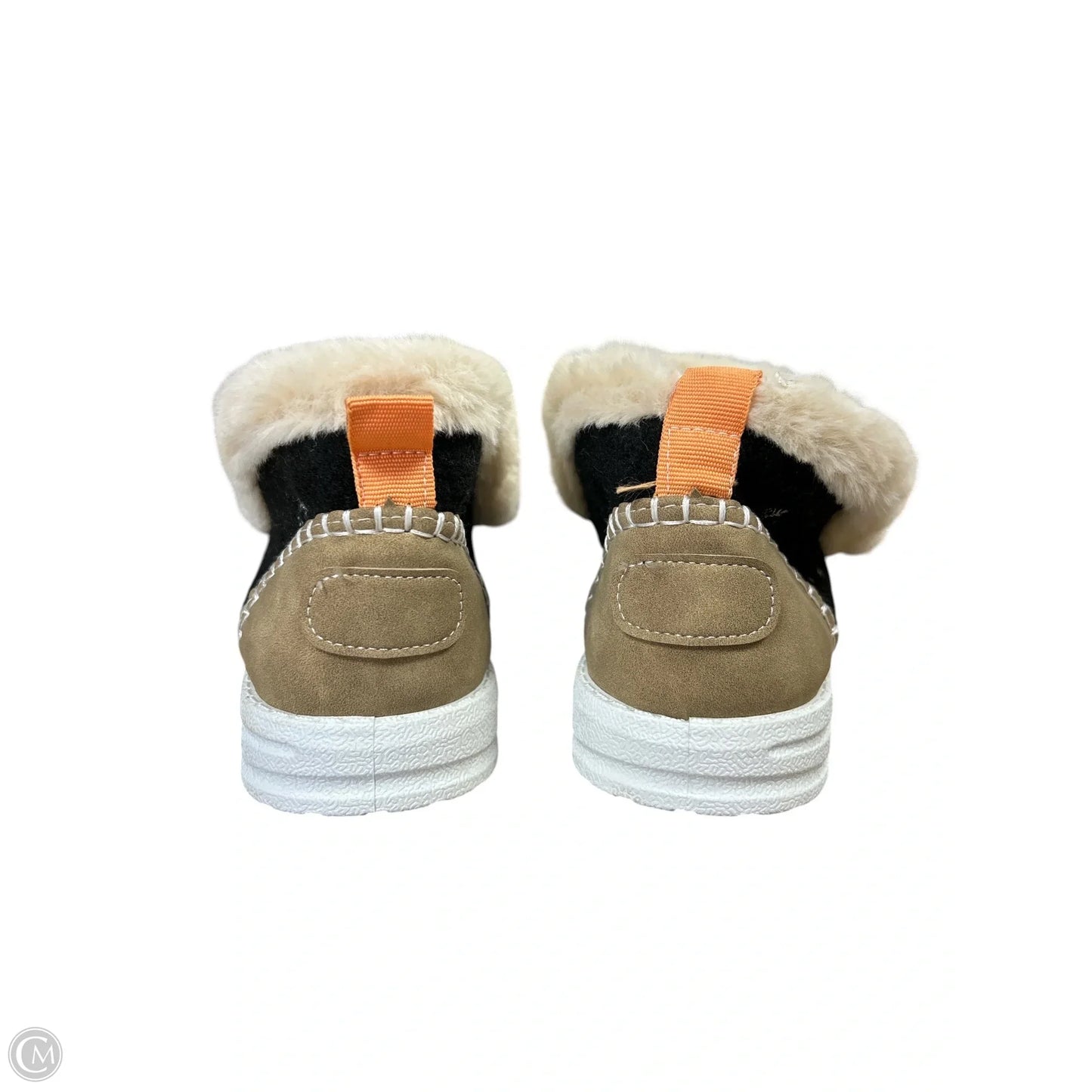 Shoes Flats By Clothes Mentor In Black & Tan, Size: 10