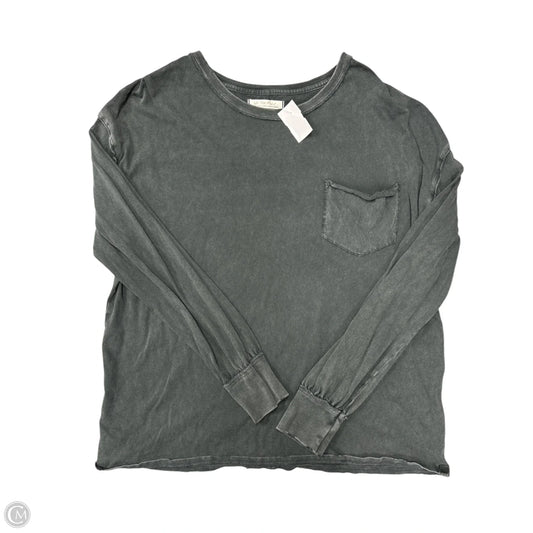 Top Long Sleeve By We The Free In Grey, Size: L